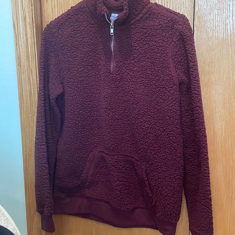 Red Soft Quarterzip.